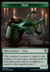 Clue // Ooze Double-sided Token [Innistrad: Midnight Hunt Tokens] (TMID 16)