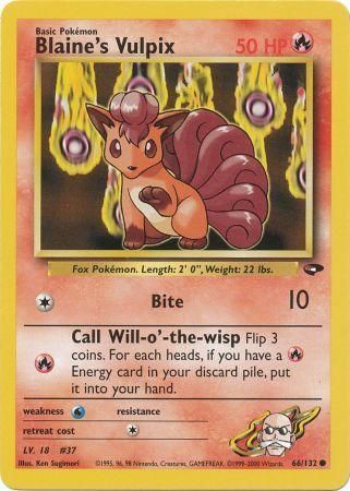 Blaine's Vulpix (66/132) [Gym Challenge]