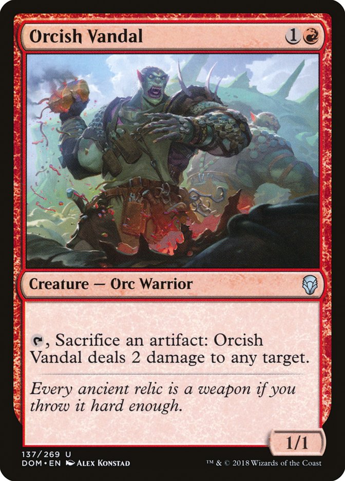 Orcish Vandal [Dominaria] (DOM 137)