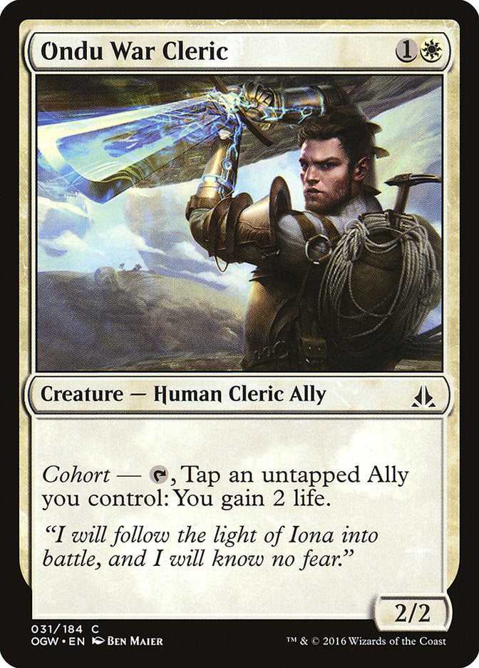Ondu War Cleric [Oath of the Gatewatch] (OGW 31)