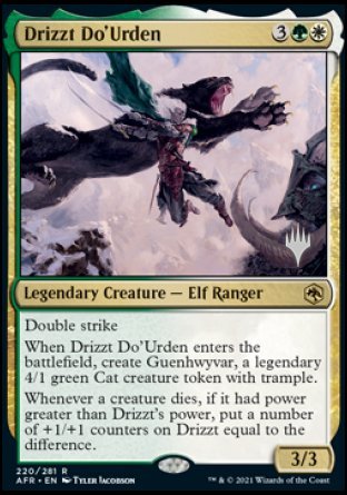 Drizzt Do'Urden (Promo Pack) [Dungeons & Dragons: Adventures in the Forgotten Realms Promos] (PAFR 220)