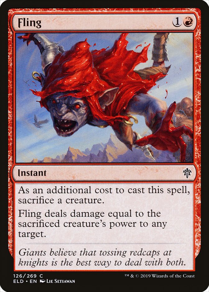 Fling [Throne of Eldraine] (ELD 126)