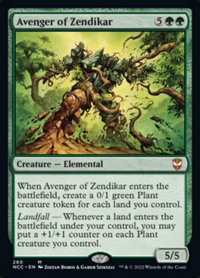 Avenger of Zendikar [Streets of New Capenna Commander] (NCC 280)
