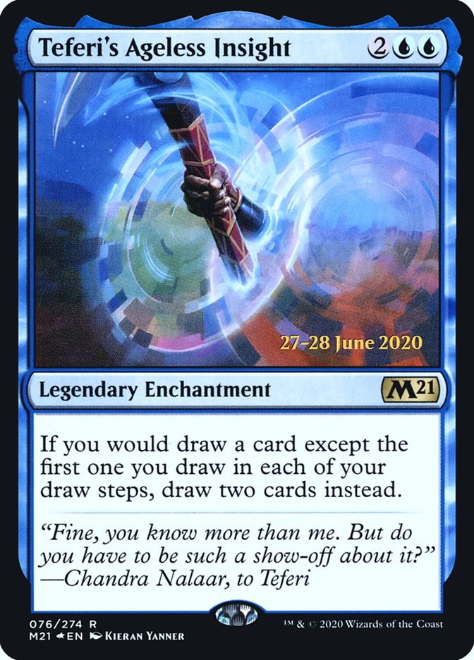 Teferi's Ageless Insight  [Core Set 2021 Prerelease Promos] (PM21 76S)