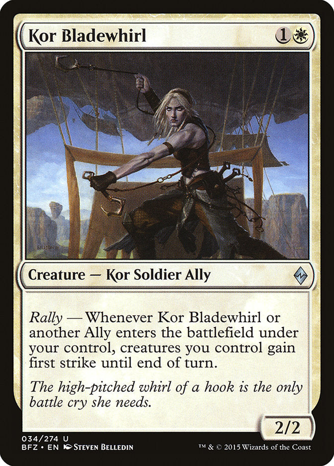 Kor Bladewhirl [Battle for Zendikar] (BFZ 34)