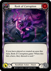 Reek of Corruption (Red) [EVR113] 1st Edition Rainbow Foil