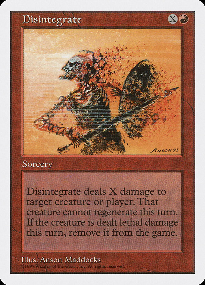 Disintegrate [Fifth Edition] (5ED 219)