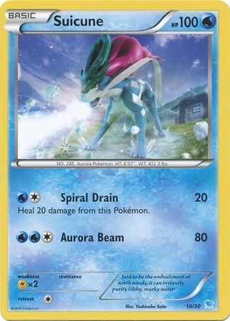 Suicune (14/30) [XY: Trainer Kit - Pikachu Libre & Suicune]
