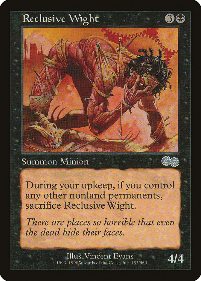 Reclusive Wight [Urza's Saga] (USG 153)