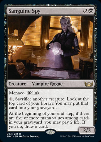 Sanguine Spy [Streets of New Capenna] (SNC 93)
