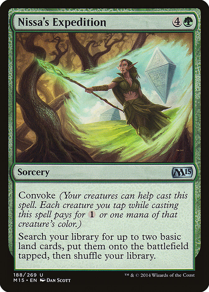 Nissa's Expedition [Magic 2015] (M15 188)