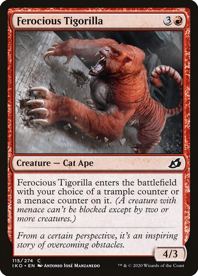 Ferocious Tigorilla [Ikoria: Lair of Behemoths] (IKO 115)