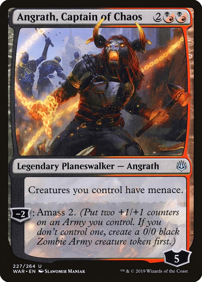 Angrath, Captain of Chaos [War of the Spark] (WAR 227)