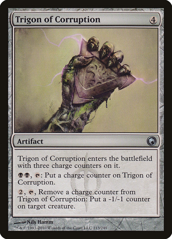 Trigon of Corruption [Scars of Mirrodin] (SOM 213)