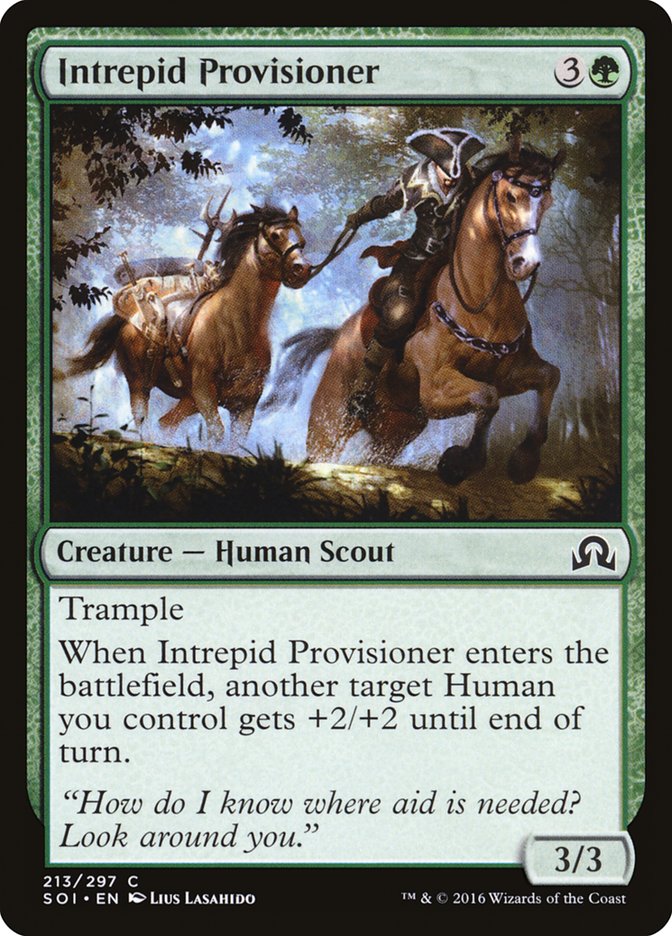 Intrepid Provisioner [Shadows over Innistrad] (SOI 213)