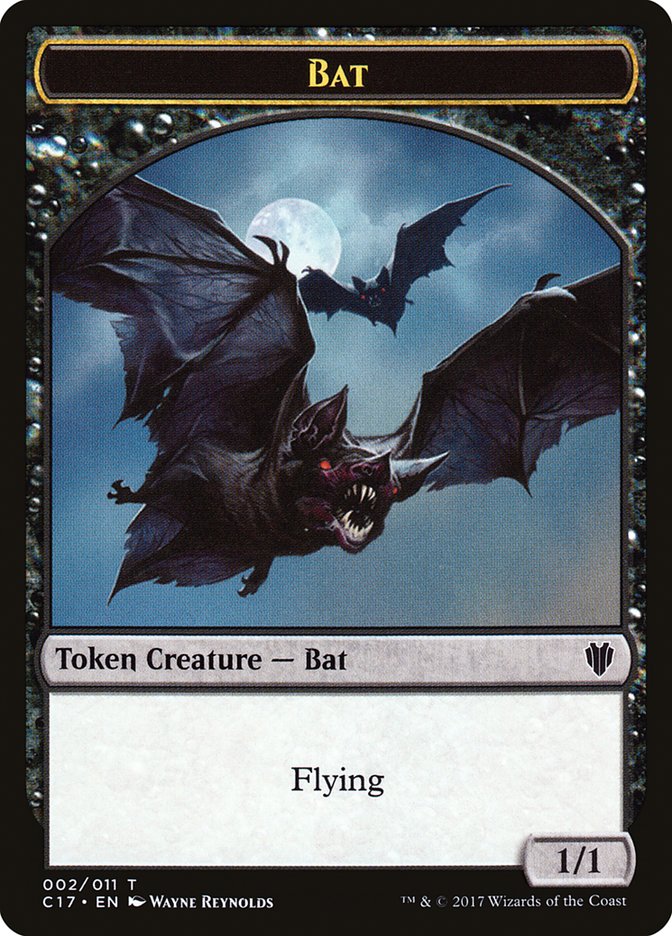 Bat // Vampire Double-sided Token [Commander 2017 Tokens] (TC17 2)
