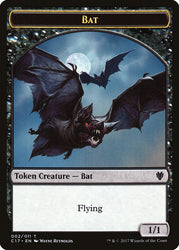 Bat // Vampire Double-sided Token [Commander 2017 Tokens] (TC17 2)