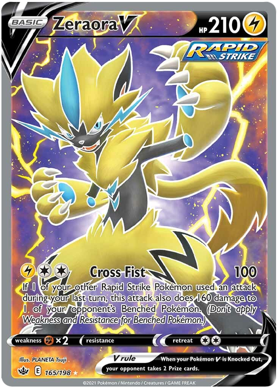 Zeraora V  (165/198) [Sword & Shield: Chilling Reign]