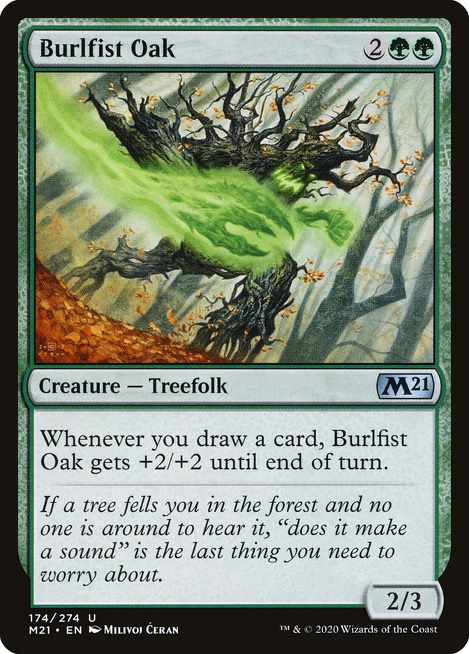 Burlfist Oak [Core Set 2021] (M21 174)