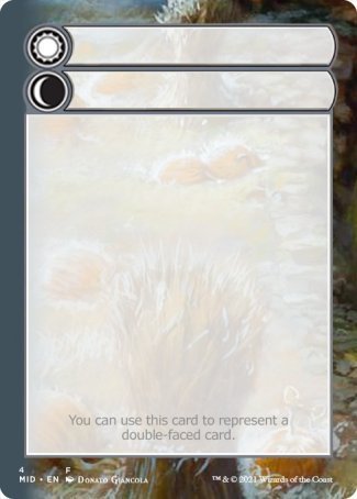 Helper Card (4/9) [Innistrad: Midnight Hunt Tokens] (TMID 4)