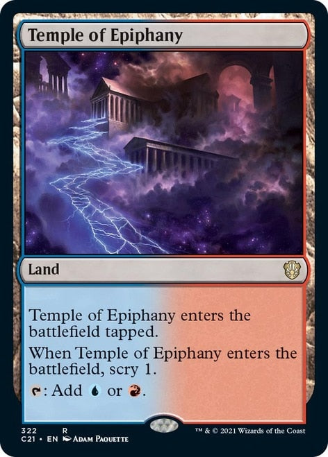 Temple of Epiphany [Commander 2021] (C21 322)