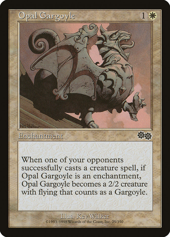 Opal Gargoyle [Urza's Saga] (USG 25)