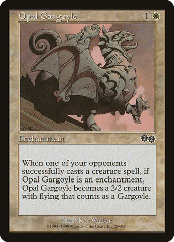 Opal Gargoyle [Urza's Saga] (USG 25)