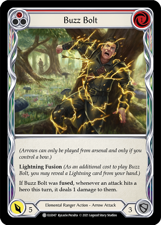 Buzz Bolt (Red) [ELE047] 1st Edition Normal