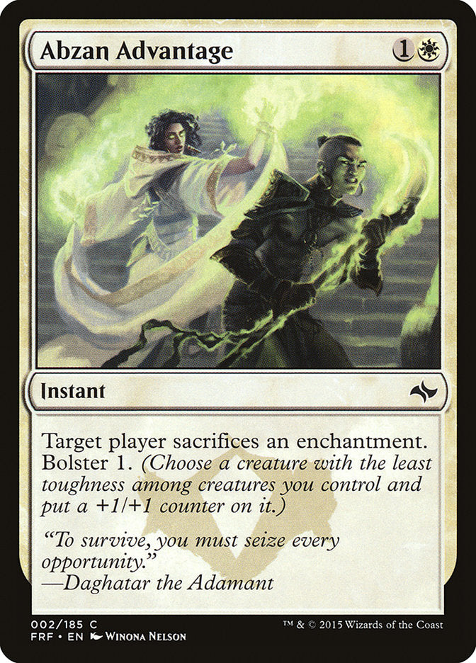 Abzan Advantage [Fate Reforged] (FRF 2)