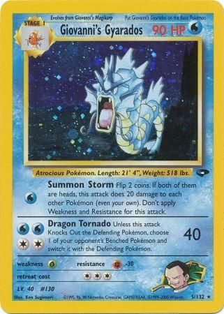Giovanni's Gyarados (5/132) [Gym Challenge]