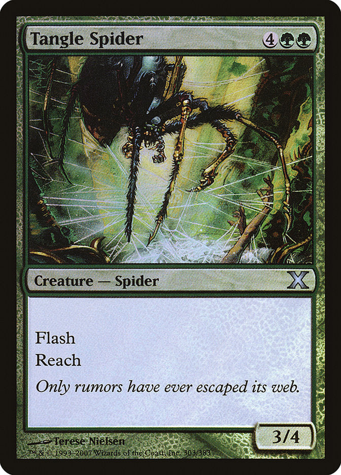 Tangle Spider (Premium Foil) [Tenth Edition] (10E 303)
