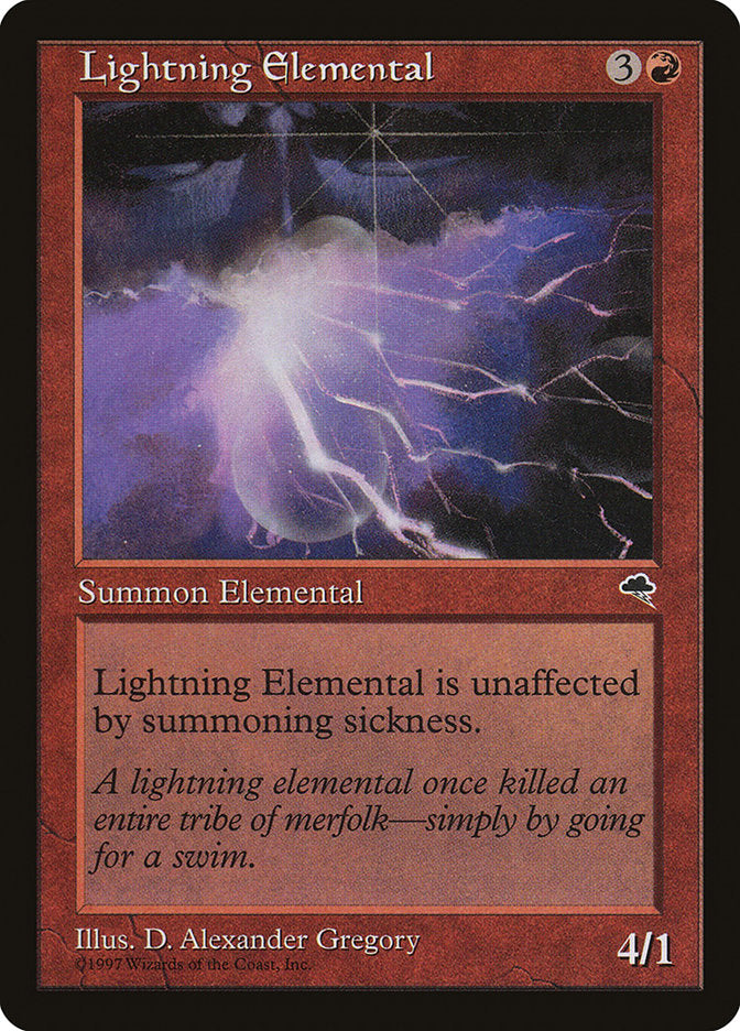 Lightning Elemental [Tempest] (TMP 186)