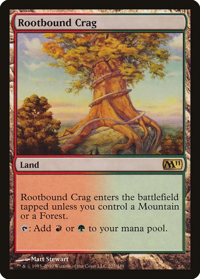Rootbound Crag [Magic 2011] (M11 227)