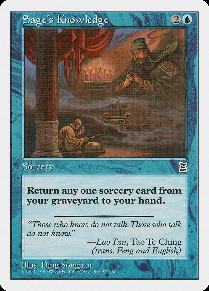 Sage's Knowledge [Portal Three Kingdoms] (PTK 52)