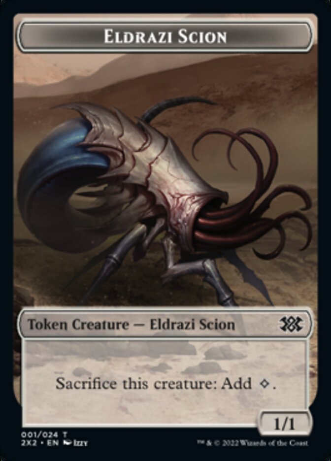 Eldrazi Scion Token [Double Masters 2022 Tokens]
