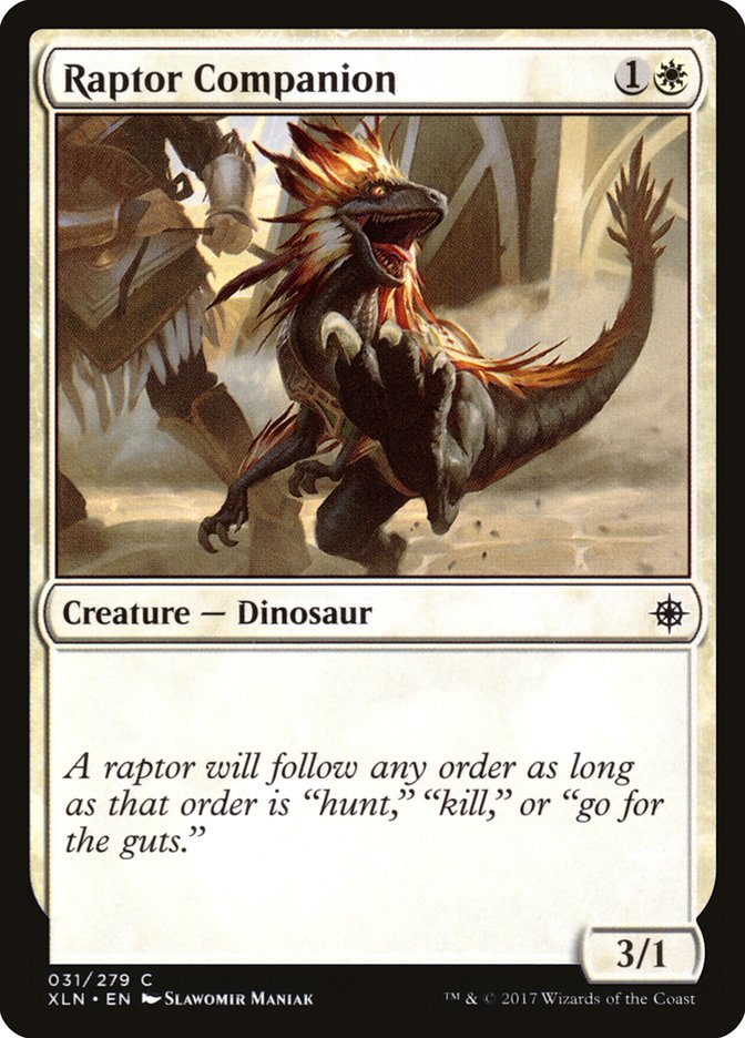 Raptor Companion [Ixalan] (XLN 31)