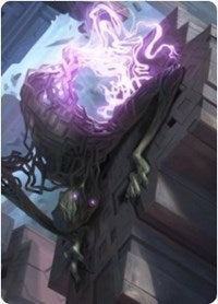 Skyclave Shade Art Card [Zendikar Rising Art Series] (AZNR 61)