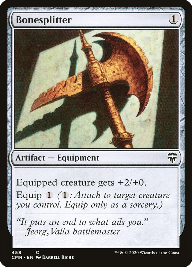 Bonesplitter [Commander Legends] (CMR 458)