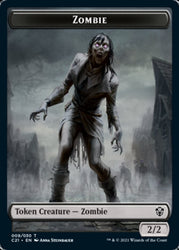 Zombie // Spirit Token [Commander 2021 Tokens] (TC21 9 // 21)
