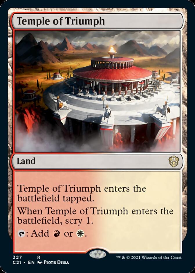 Temple of Triumph [Commander 2021] (C21 327)
