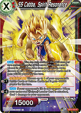 SS Cabba, Spirit Resonance (Starter Deck - Pride of the Saiyans) [SD15-02]