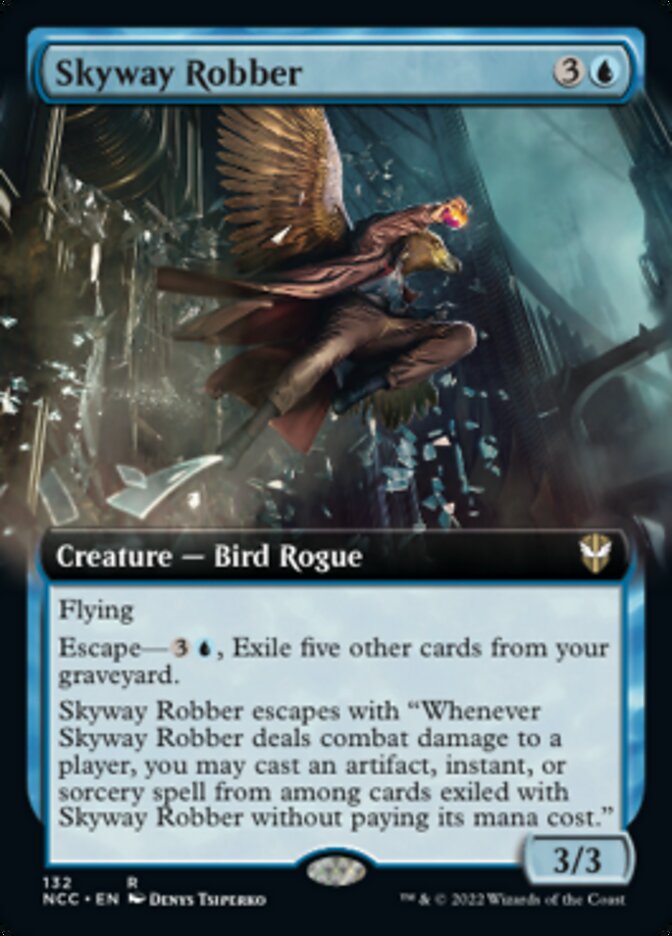 Skyway Robber (Extended Art) [Streets of New Capenna Commander] (NCC 132)