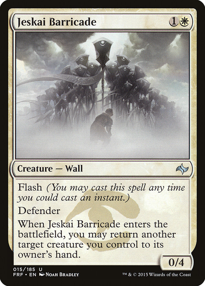 Jeskai Barricade [Fate Reforged] (FRF 15)