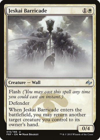 Jeskai Barricade [Fate Reforged] (FRF 15)
