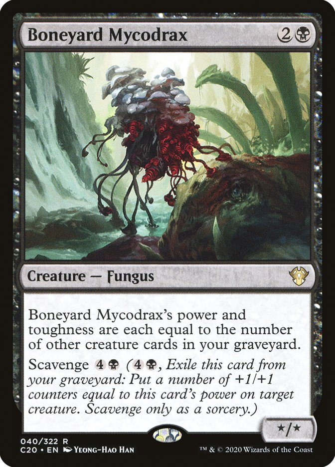 Boneyard Mycodrax [Commander 2020] (C20 40)