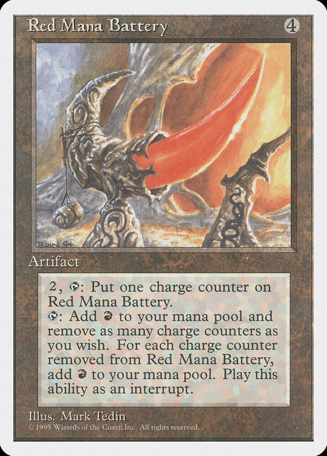 Red Mana Battery [Fourth Edition] (4ED 343)