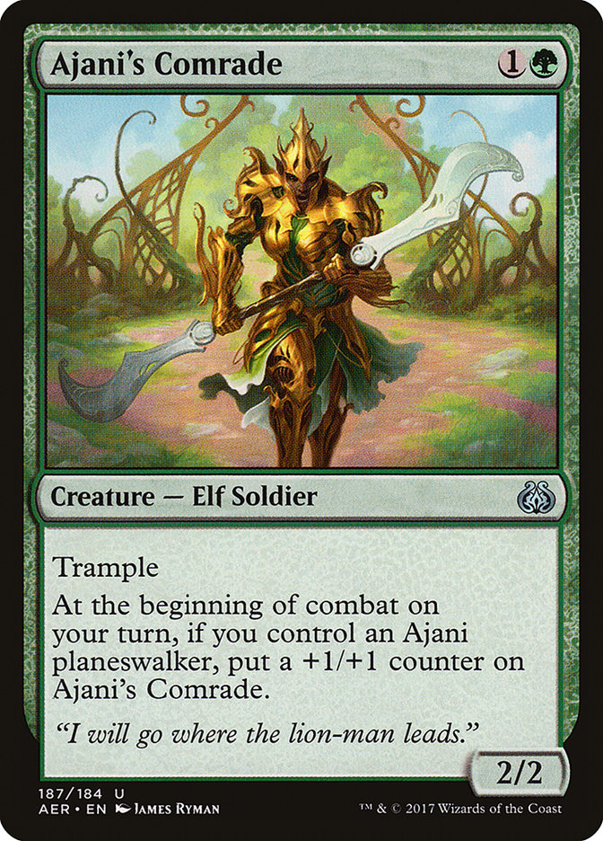 Ajani's Comrade [Aether Revolt] (AER 187)