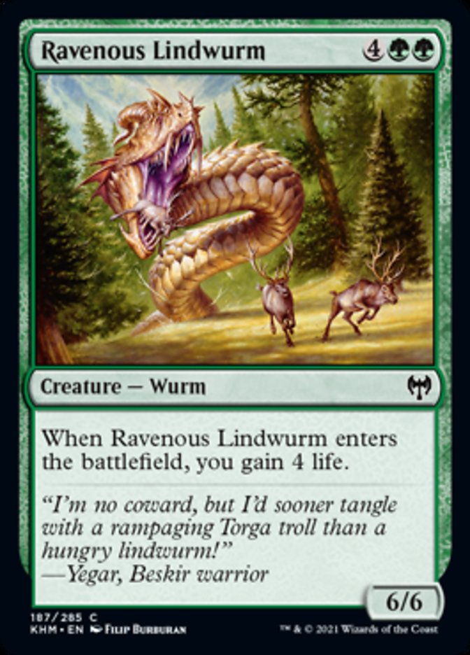 Ravenous Lindwurm [Kaldheim] (KHM 187)
