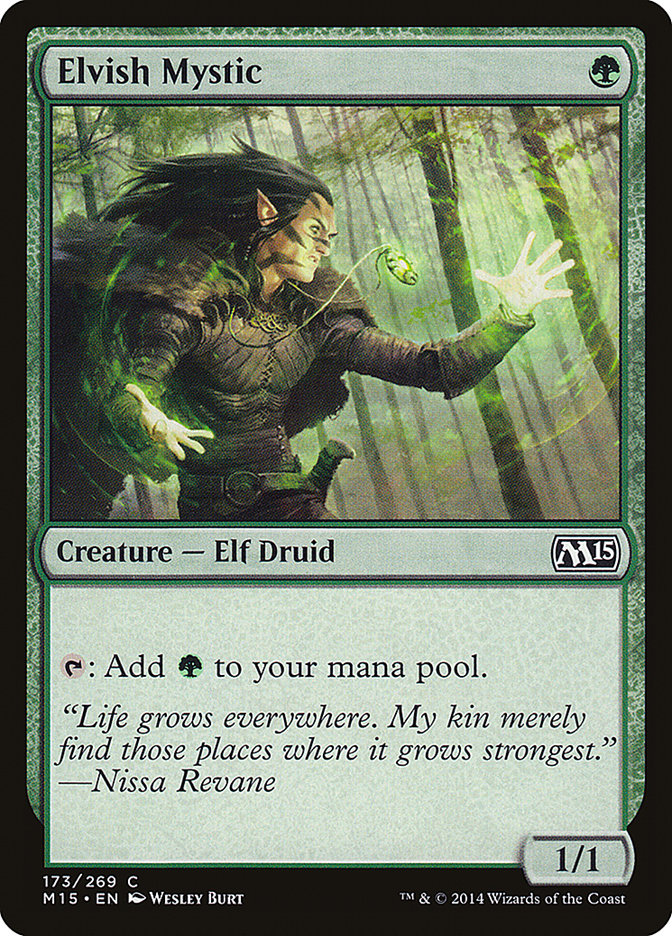 Elvish Mystic [Magic 2015] (M15 173)