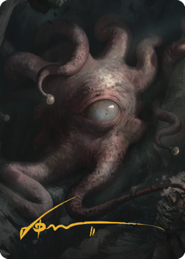 Mindwitness Art Card (Gold-Stamped Signature) [Commander Legends: Battle for Baldur's Gate Art Series]
